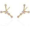 Valini Zodiac Constellation Stud Earrings | 18K Gold Plated buy online shopping cheap sale