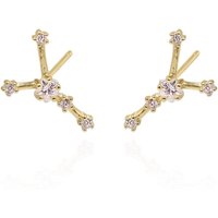 Valini Zodiac Constellation Stud Earrings | 18K Gold Plated
