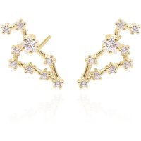 Valini Zodiac Constellation Stud Earrings | 18K Gold Plated