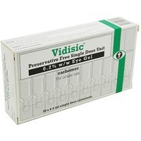 Vidisic Preservative Free Single Dose Units Carbomer Eye Gel (30)