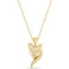 Vulpes White Sapphire & Topaz Fox Pendant Necklace buy online shopping cheap sale