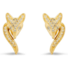 Vulpes White Sapphire & Topaz Fox Stud Earrings buy online shopping cheap sale