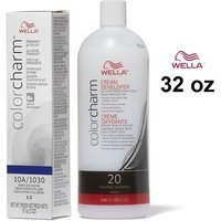 Wella Color Charm 10A Palest Ash Blonde Permanent Gel Hair Colour – Palest Ash Blonde, 1 Hair Colour, 6%/20 Volume Developer (32oz)