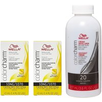 Wella Color Charm 10NG Honey Beige Blonde Permanent Liquid Hair Colour – 10NG(2pks) & (Dev.20) 3.6oz