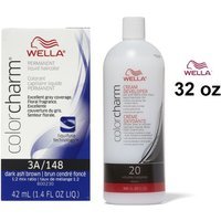 Wella Color Charm 3A Dark Ash Brown Permanent Liquid Hair Colour – Dark Ash Brown, 1 Hair Colour, 6%/20 Volume Developer (32oz)