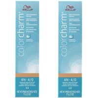 Wella Color Charm 4N Medium Natural Brown Demi-Permanent Hair Colour – 4N – pack of 2