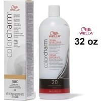 Wella Color Charm 5BC Fudge Pop Permanent Gel Hair Colour – Fudge Pop, 1 Hair Colour, 6%/20 Volume Developer (32oz)