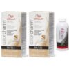 Wella Color Charm 5N Light Brown Permanent Liquid Hair Colour - 5N+5N+Dev (vol.20)3.6oz buy online shopping cheap sale