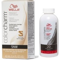 Wella Color Charm 5NW Light Natural Warm Brown Permanent Hair Colour – Light Natural Warm Brown, 1 Hair Colour, 6%/20 Volume Developer (3.6oz)