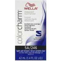 Wella Color Charm 6AA Dark Blonde Intense Ash Permanent Liquid Haircolor – 5A Light Ash Brown