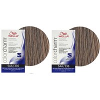Wella Color Charm 6AA Dark Blonde Intense Ash Permanent Liquid Haircolor – 5AA Light Brown Intense Ash 2pks