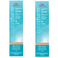 Wella Color Charm 6N Dark Natural Blonde Demi-Permanent Hair Colour – 6N – pack of 2
