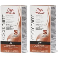 Wella Color Charm 6W Praline Permanent Liquid Haircolor – 6W – pack of 2