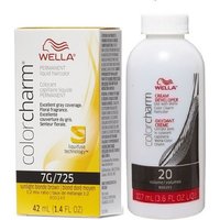 Wella Color Charm 7G Sunlight Blonde Brown Permanent Liquid Hair Colour – 7G + Dev (vol.20) 3.6oz