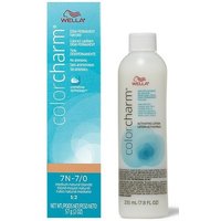 Wella Color Charm 7N Medium Natural Blonde Demi-Permanent Hair Colour – 7N + Activating Lotion (7.8oz)