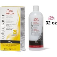 Wella Color Charm 7NG Medium Beige Blonde Permanent Liquid Hair Colour – 7NG & Developer 32oz