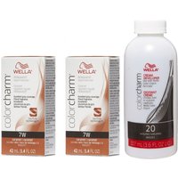 Wella Color Charm 7W Caramel Permanent Liquid Hair Colour - 7W+ 7W+Developer (Vol. 20) 3.6oz buy online shopping cheap sale
