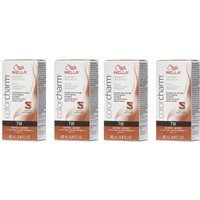 Wella Color Charm 7W Caramel Permanent Liquid Hair Colour – 7W – pack of 4