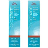 Wella Color Charm 7WG Medium Sandy Gold Demi-Permanent Haircolor – 7WG – pack of 2