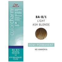 Wella Color Charm 8A Light Ash Blonde Demi-Permanent Hair Colour – 4 Hair Colours, No Thanks