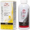 Wella Color Charm 8NG Light Beige Blonde Permanent Liquid Haircolor – 8NG + Developer (Vol. 20) 3.6oz