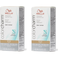 Wella Color Charm T27 Medium Beige Blonde Hair Toner – T27 Medium Beige Blonde 2pks