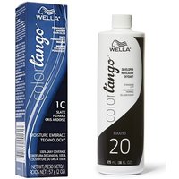 Wella Color Tango 1C Slate Permanent Haircolor – 1C + Developer (Vol. 20) 16oz