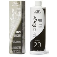 Wella Color Tango 1NN Black Licorice Permanent Masque Haircolor – 1NN + Dev (Vol.20) 16oz