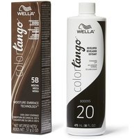 Wella Color Tango 5B Mocha Permanent Masque Haircolor – 5B + Developer (Vol. 20) 16oz