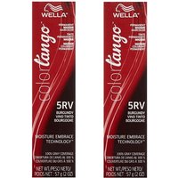 Wella Color Tango Permanent Masque Hair Colour – 5RV Burgundy 2pks