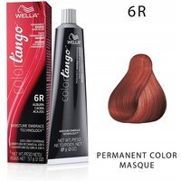 Wella Color Tango 6R Auburn Permanent Hair Colour – 6R – pack of 2