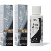 Wella Color Tango CT27 Creme Bruleé Permanent Hair Colour – CT 27 (2PACKS) + VOL 20, 2 oz