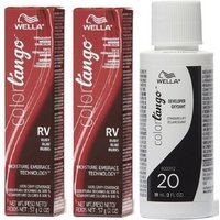 Wella Color Tango RV Ruby Permanent Masque Haircolor – RV(2)+Dev(Vol.20)2oz