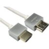 White Ultra Slim HDMI Cable 4k Ready 5m buy online shopping cheap sale