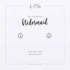 Will You Be My Bridesmaid Sentiments Earrings buy online shopping cheap sale