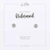 Will You Be My Bridesmaid Sentiments Earrings buy online shopping cheap sale