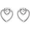 With Love - Dual Hearts - Earrings buy online shopping cheap sale