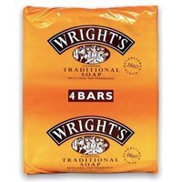 Wrights Traditional Coal Tar Soap (4 x 125g)