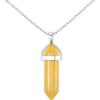Yellow Quartz Genuine Gemstone Necklace buy online shopping cheap sale