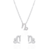 Zodiac Symbol Gift Set | Stud Earrings & Necklace | 925 Sterling Silver buy online shopping cheap sale