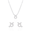 Zodiac Symbol Gift Set | Stud Earrings & Necklace | 925 Sterling Silver buy online shopping cheap sale