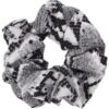 Zuri Snakeprint Scrunchie - Grey buy online shopping cheap sale