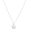 Baroque Flat Pearl Pendant Necklace Sterling Silver buy online shopping cheap sale