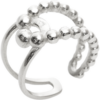 Beaded Intercepting Circle Sterling Silver Adjustable Ring buy online shopping cheap sale
