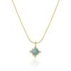 Blue Moonstone Sterling Silver Pendant Necklace With Fine Italian Chain buy online shopping cheap sale