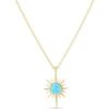 Blue Opal Northernstar Sterling Silver Pendant Necklace buy online shopping cheap sale