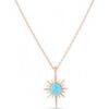 Blue Opal Northernstar Sterling Silver Pendant Necklace buy online shopping cheap sale