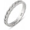 Braided Design Adjustable Sterling Silver Band Ring buy online shopping cheap sale