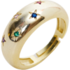 Celestial Star Sterling Silver Dome Ring With Stones buy online shopping cheap sale