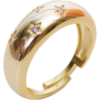 Celestial Star Sterling Silver Dome Ring With Stones buy online shopping cheap sale